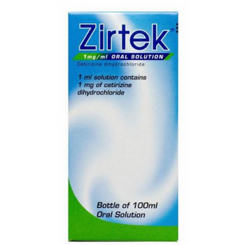 ZIRTEK ORAL SOLUTION 1MG/ML OTC
